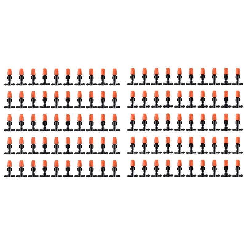 120 Pcs Micro-Spray Adjustable Flow Irrigation Drippers, Garden Adjustable Sprinkler Drip Irrigation Misting Drip Kit
120 Pcs Micro-Spray Adjustable Flow Irrigation Drippers, Garden Adjustable Sprinkler Drip Irrigation Misting Drip Kit