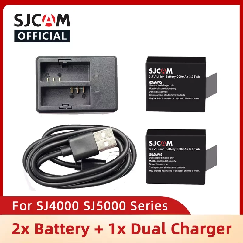 SJCAM 2PCS SJ4000 Battery Rechargeable Battery + 1pcs Dual Charger For SJ4000 SJ5000 SJ5000X SJ4000 AIR Action Camera
SJCAM 2PCS SJ4000 Battery Rechargeable Battery + 1pcs Dual Charger For SJ4000 SJ5000 SJ5000X SJ4000 AIR Action Camera