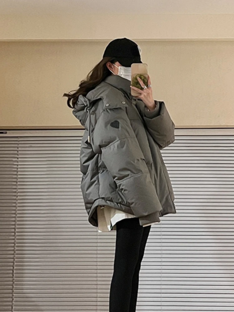 Winter Down Jacket for Women Winter New Hooded White Duck Down Down Coats Thickened Love Loose Warm Couple Coat Down Jackets
Winter Down Jacket for Women Winter New Hooded White Duck Down Down Coats Thickened Love Loose Warm Couple Coat Down Jackets