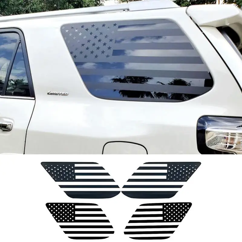 American Flag Decals For Vehicles 2pcs Precut American Flag Stickers Car Accessories Rear Side Glass Decal Emblem Decoration
American Flag Decals For Vehicles 2pcs Precut American Flag Stickers Car Accessories Rear Side Glass Decal Emblem Decoration