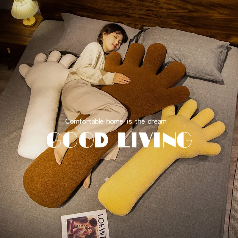 Creative Palm Long Pillow Lamb Cashmere Plush Bed Bed Throw Pillows Sofa Rest Cushion For Home Sofa Decoration White Cushions
Creative Palm Long Pillow Lamb Cashmere Plush Bed Bed Throw Pillows Sofa Rest Cushion For Home Sofa Decoration White Cushions