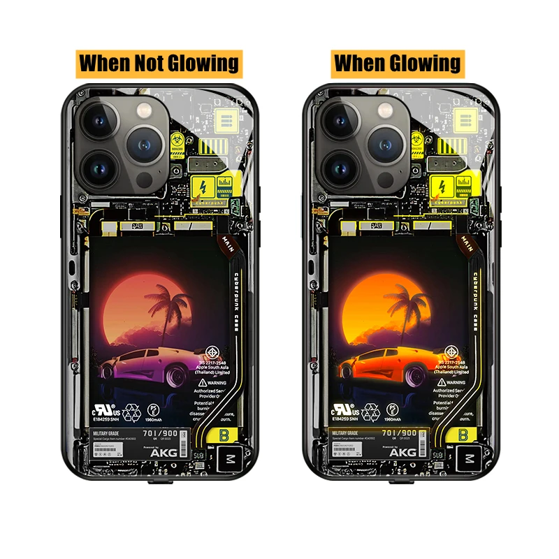 Cyberpunk LED Light Glowing Luminous Phone Case for Huawei P30 40 50 60 Mate30 40 50 Pro Plus Xiaomi 11 12 13 Lite Pro Ultra
Cyberpunk LED Light Glowing Luminous Phone Case for Huawei P30 40 50 60 Mate30 40 50 Pro Plus Xiaomi 11 12 13 Lite Pro Ultra