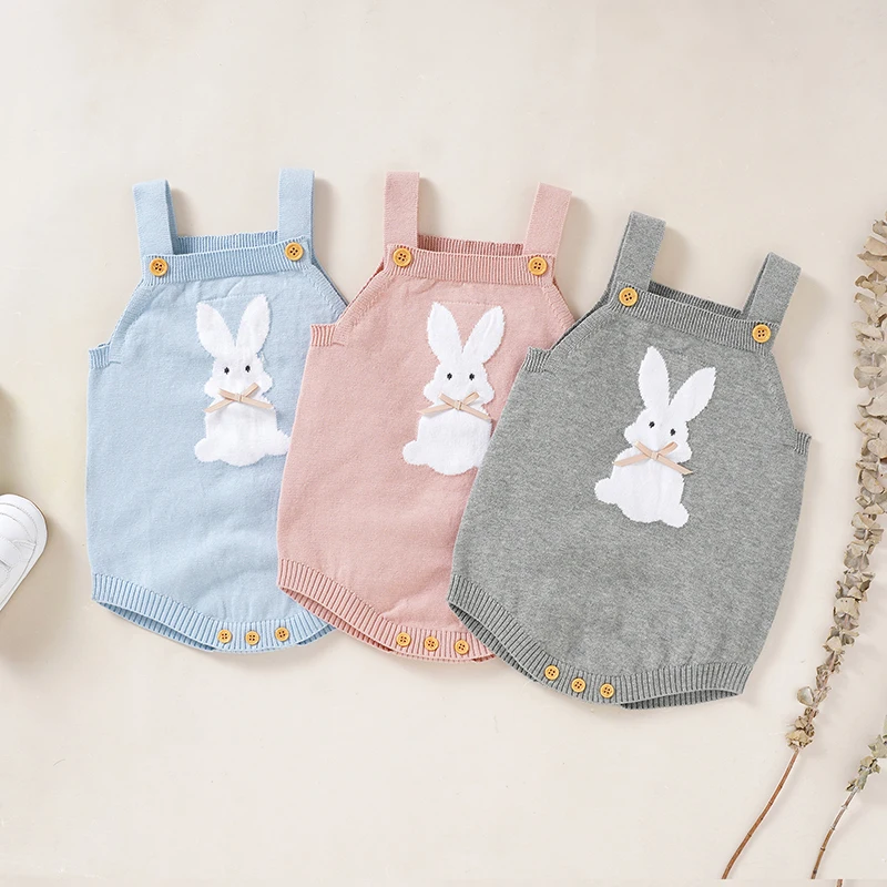Newborn Baby Bodysuit 100%Cotton Knit Infant Girl Boy Jumpsuit Outfit Sleeveless Toddler Clothing Cute Rabbit Top Onesies Easter
Newborn Baby Bodysuit 100%Cotton Knit Infant Girl Boy Jumpsuit Outfit Sleeveless Toddler Clothing Cute Rabbit Top Onesies Easter