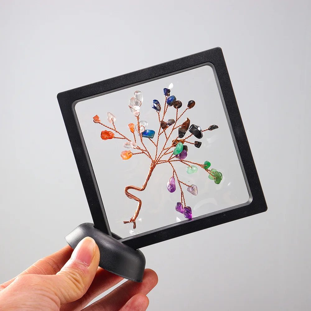Mineraali Tree of Life 7 Chakras Photo Frame Natural Crystal Tumbled Stone Gold Wire Wrapped Original Gemstone Ornament Room Dec
Mineraali Tree of Life 7 Chakras Photo Frame Natural Crystal Tumbled Stone Gold Wire Wrapped Original Gemstone Ornament Room Dec