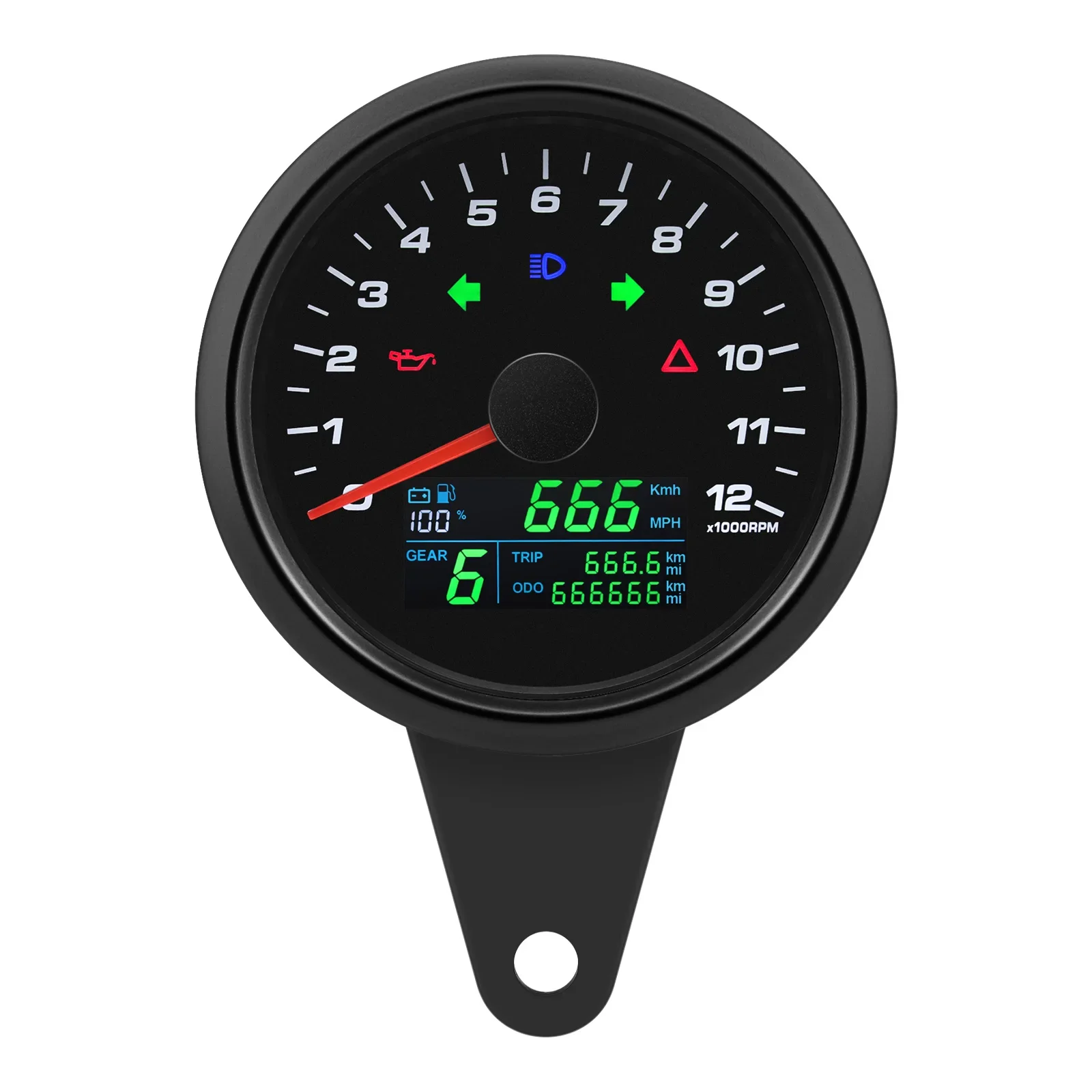 Мотоциклетный тахометр, 12000 об/мин, ЖК-спидометр, одометр KMH MPH ODO, тахометр для мотоцикла, цифровой мотоциклетный датчик по индивидуальному заказу
Мотоциклетный тахометр, 12000 об/мин, ЖК-спидометр, одометр KMH MPH ODO, тахометр для мотоцикла, цифровой мотоциклетный датчик по индивидуальному заказу