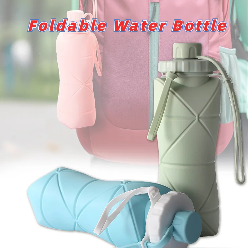 600ml Folding Silicone Water Bottle Sports Water Bottle Outdoor Travel Portable Water Cup Running Riding Camping Hiking Kettle
600ml Folding Silicone Water Bottle Sports Water Bottle Outdoor Travel Portable Water Cup Running Riding Camping Hiking Kettle