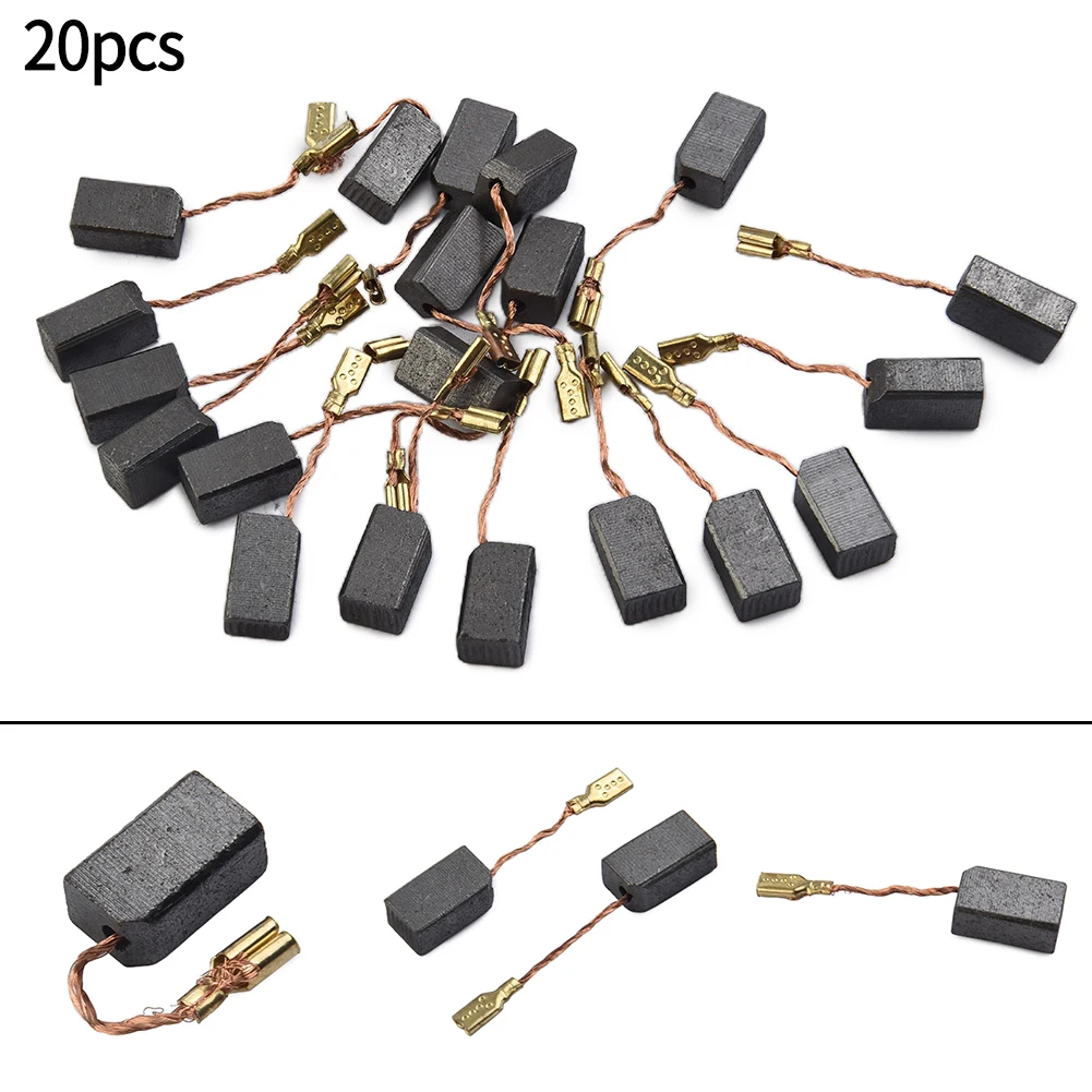 20 Pcs 6*8*14mm Motor Carbon Brushes For Electric Drill Angle Grinder Replaceable Accessories Home Appliance Spare Parts
20 Pcs 6*8*14mm Motor Carbon Brushes For Electric Drill Angle Grinder Replaceable Accessories Home Appliance Spare Parts