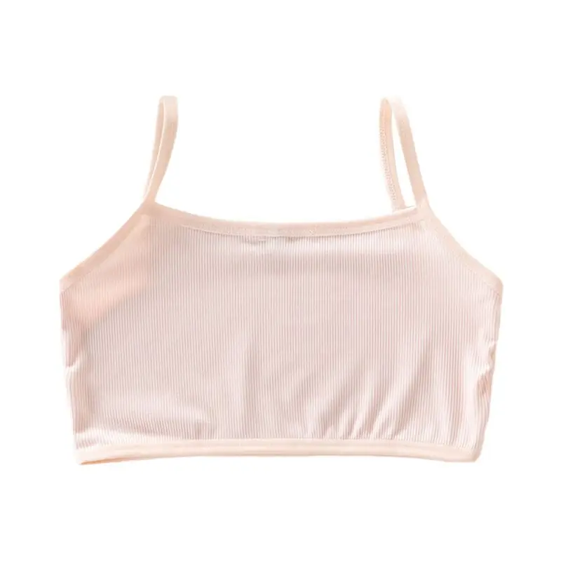 Puberty Girls Training Bra Solid Color Underwear Ribbed Cotton Cartoon Rabbit Label Camis Brassiere
Puberty Girls Training Bra Solid Color Underwear Ribbed Cotton Cartoon Rabbit Label Camis Brassiere