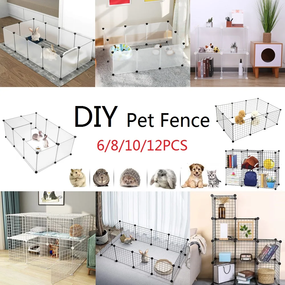 DIY Pet Fence Dog Cage Kennel Free Combination Security Foldable Pet Playpen Crate Iron Fence Puppy Pet Small Animal Rabbit Cage
DIY Pet Fence Dog Cage Kennel Free Combination Security Foldable Pet Playpen Crate Iron Fence Puppy Pet Small Animal Rabbit Cage