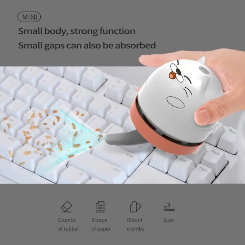 Desktop Vacuum Cleaner Mini Table Dust USB Charging Vacuum Nozzle Cleaning Brush Detachable Design Portable Cleaning Dust Piano
Desktop Vacuum Cleaner Mini Table Dust USB Charging Vacuum Nozzle Cleaning Brush Detachable Design Portable Cleaning Dust Piano
