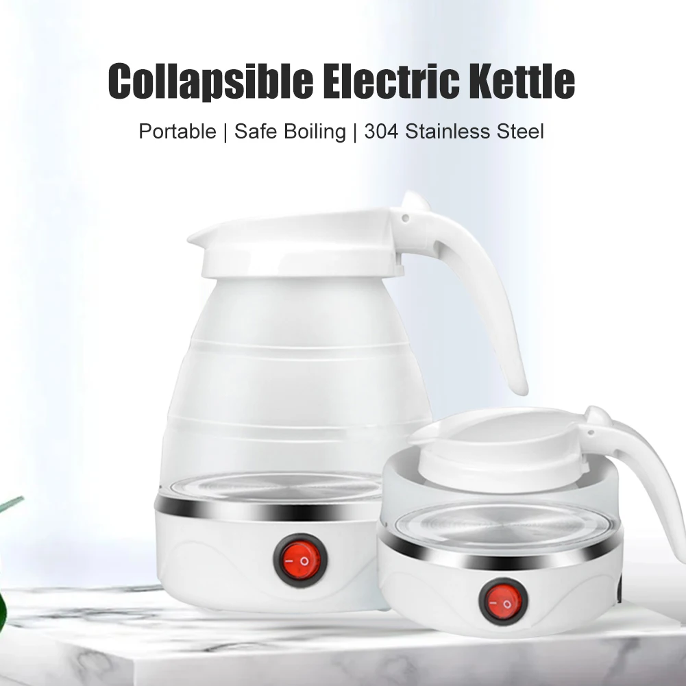 600W Foldable Electric Kettle Food Grade Silicone Collapsible Portable Hot Water Kettle Boiling Water Bottle for Coffee Tea Milk
600W Foldable Electric Kettle Food Grade Silicone Collapsible Portable Hot Water Kettle Boiling Water Bottle for Coffee Tea Milk
