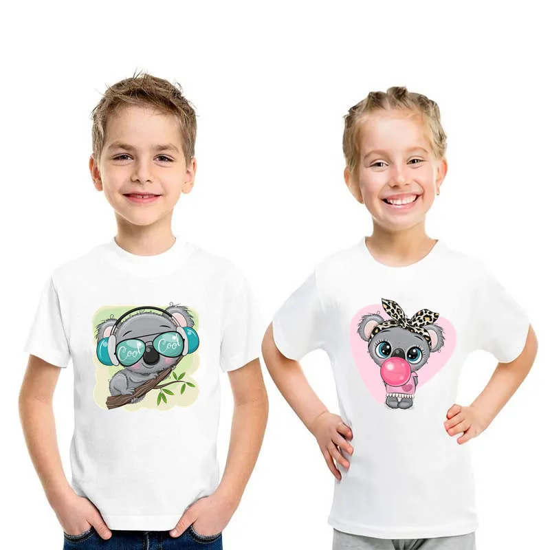 Summer Kids T Shirt Koala On The Tree Cartoon Print Funny Animal Boys T shirt Casual Baby Girls Clothes Children Tops,HKP5445
Summer Kids T Shirt Koala On The Tree Cartoon Print Funny Animal Boys T shirt Casual Baby Girls Clothes Children Tops,HKP5445