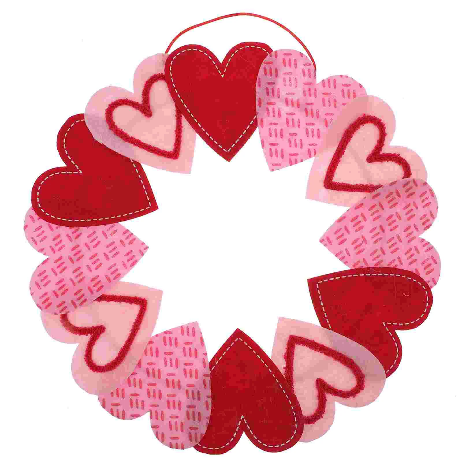 1Pc Heart Shaped Garland Hanging Decor Heart Shaped Wreath Wedding Wreath for Party Door Decor
1Pc Heart Shaped Garland Hanging Decor Heart Shaped Wreath Wedding Wreath for Party Door Decor