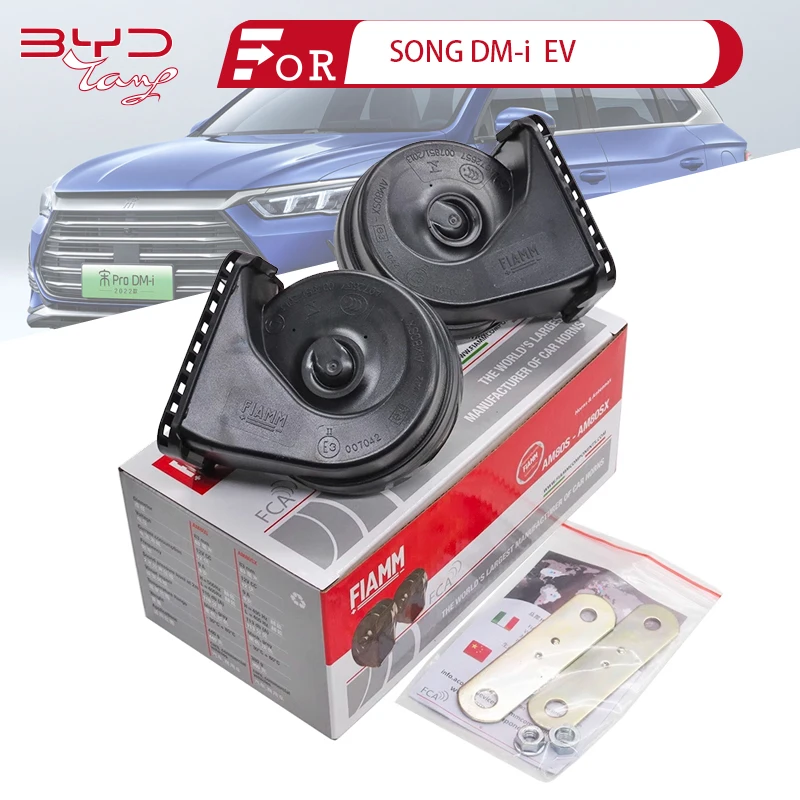1 Pair FOR BYD SONG DM-i EV Car Horns Speaker Fiamm Snail Horn Air Horns High Low Modified Accessories Horn Assembly
1 Pair FOR BYD SONG DM-i EV Car Horns Speaker Fiamm Snail Horn Air Horns High Low Modified Accessories Horn Assembly