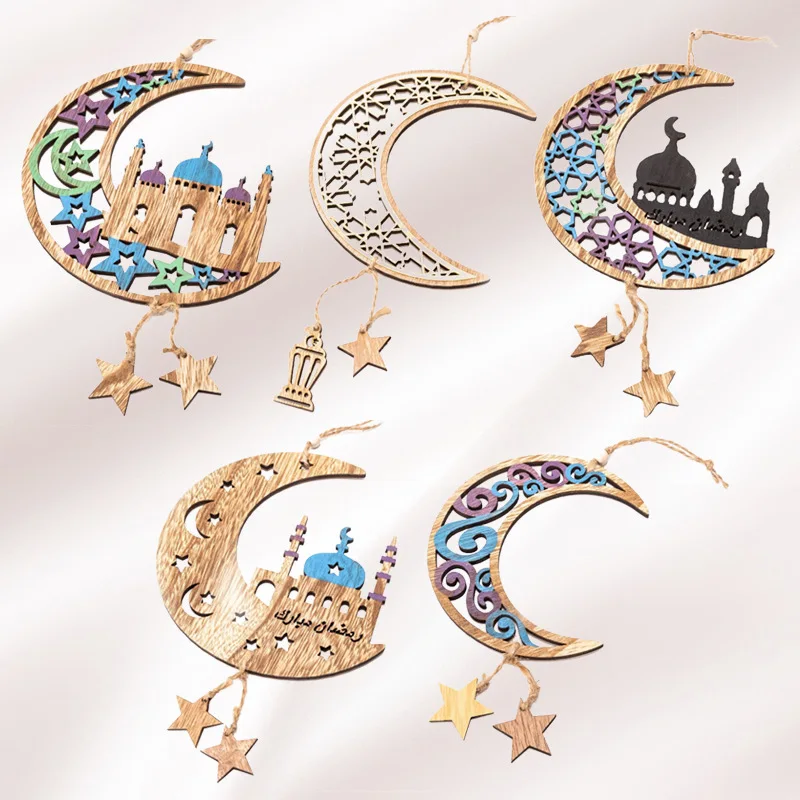 Eid Mubarak Wood Ornament with Led Candle Light Ramadan Festival Home Wall Pendant Decoration Islam Muslim Party Decor Supplies
Eid Mubarak Wood Ornament with Led Candle Light Ramadan Festival Home Wall Pendant Decoration Islam Muslim Party Decor Supplies