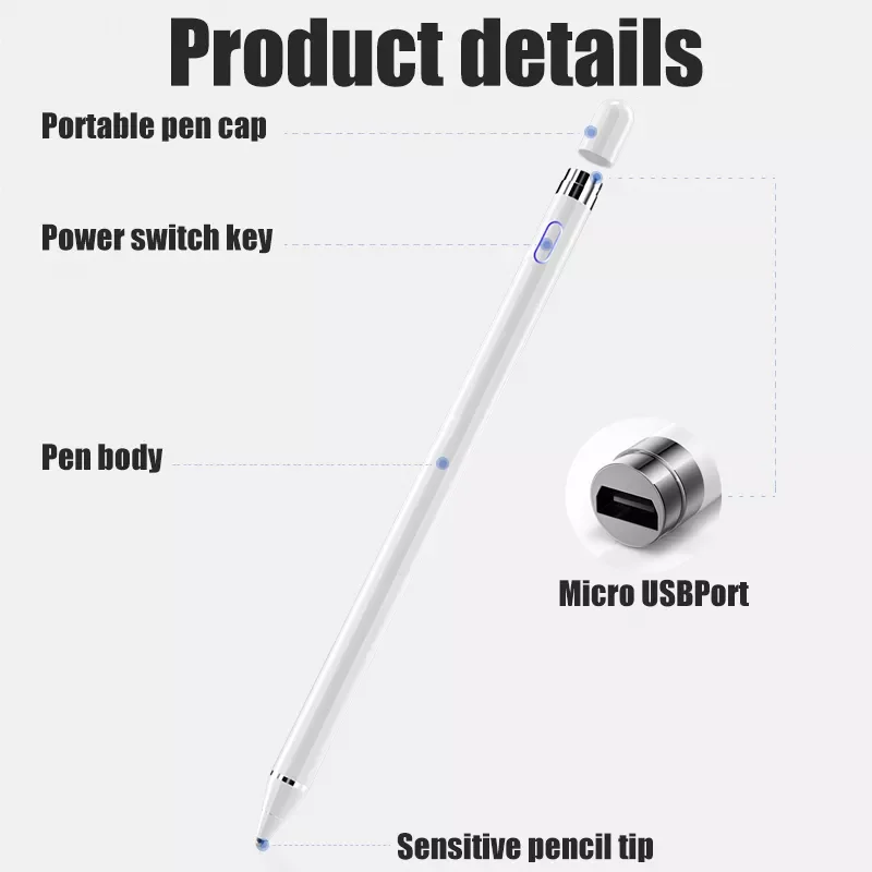 Hot Sales iPad Pencil Stylus Pen for Apple Pencil Touch Pen For Phone iPad Pro Pencil Tablet Mobile IOS
Hot Sales iPad Pencil Stylus Pen for Apple Pencil Touch Pen For Phone iPad Pro Pencil Tablet Mobile IOS
