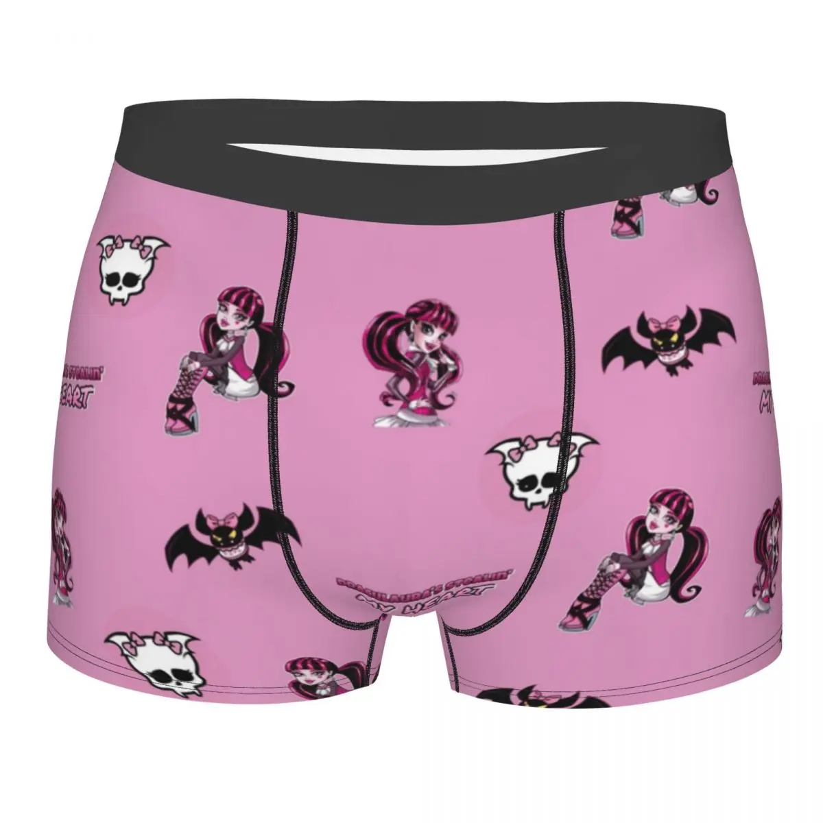 Мужское нижнее белье Monster High Draculaura, модные боксеры, мужские трусы из полиэстера
Мужское нижнее белье Monster High Draculaura, модные боксеры, мужские трусы из полиэстера