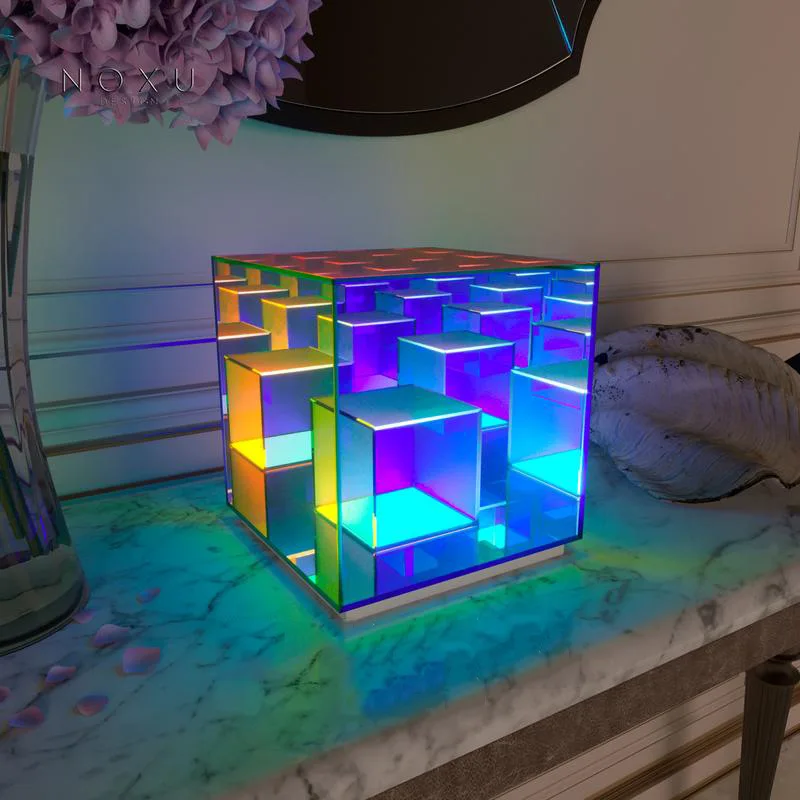 LED Acrylic Night Light USB Power Colorful Magic Triangle Cube For Home Bedroom Desk Bar Decoration Kids Valentine's Day Gift
LED Acrylic Night Light USB Power Colorful Magic Triangle Cube For Home Bedroom Desk Bar Decoration Kids Valentine's Day Gift