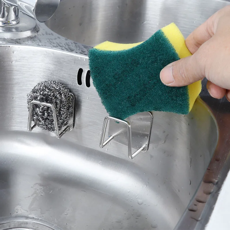 Sink Sponge Rack Cutting Board Shelves 304 Stainless Steel Non-perforated Dish Rags Kitchen Drainage Rack kitchen gadgets
Sink Sponge Rack Cutting Board Shelves 304 Stainless Steel Non-perforated Dish Rags Kitchen Drainage Rack kitchen gadgets