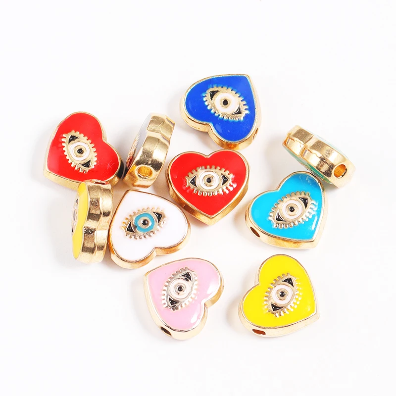 10Pcs Bohemia Turkish Evil Eye Beads Enamel Spacers Beads For Women's Bracelet Jewelry Making Supplies DIY Jewelry Ornaments
10Pcs Bohemia Turkish Evil Eye Beads Enamel Spacers Beads For Women's Bracelet Jewelry Making Supplies DIY Jewelry Ornaments