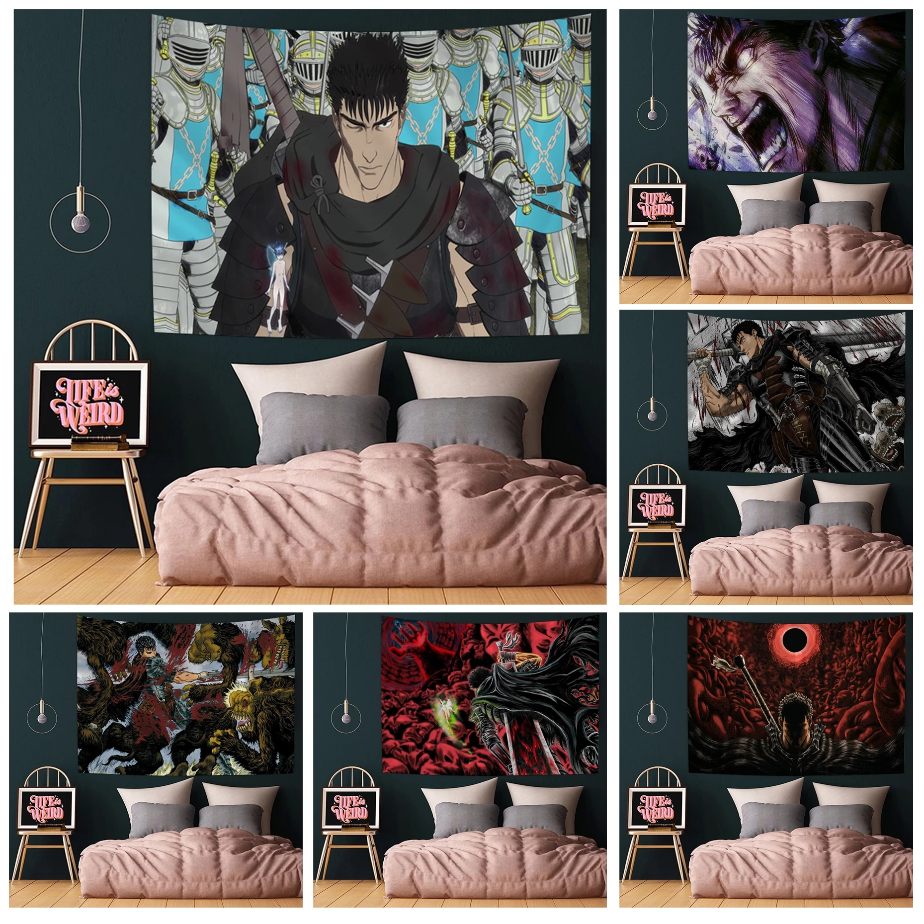 Berserk Guts Colorful Tapestry Wall Hanging Bohemian Wall Tapestries Mandala Cheap Hippie Wall Hanging
Berserk Guts Colorful Tapestry Wall Hanging Bohemian Wall Tapestries Mandala Cheap Hippie Wall Hanging