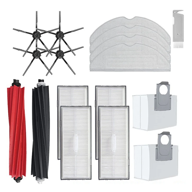 For Roborock S8 PLUS S8+ S8 Pro Ultra Robot Vacuum Cleaner Replacement Accessories Main Side Brush Mop Hepa Filter Dust Bag
For Roborock S8 PLUS S8+ S8 Pro Ultra Robot Vacuum Cleaner Replacement Accessories Main Side Brush Mop Hepa Filter Dust Bag
