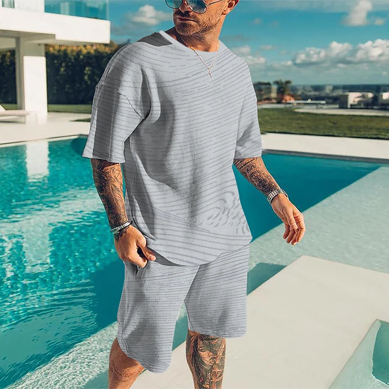 New Summer Fashion Mens 3D Printing Top Oversized T-Shirt Suit 2022 Leisure 2 Set Piece Street Retro Trend Shorts Male Clothing
New Summer Fashion Mens 3D Printing Top Oversized T-Shirt Suit 2022 Leisure 2 Set Piece Street Retro Trend Shorts Male Clothing