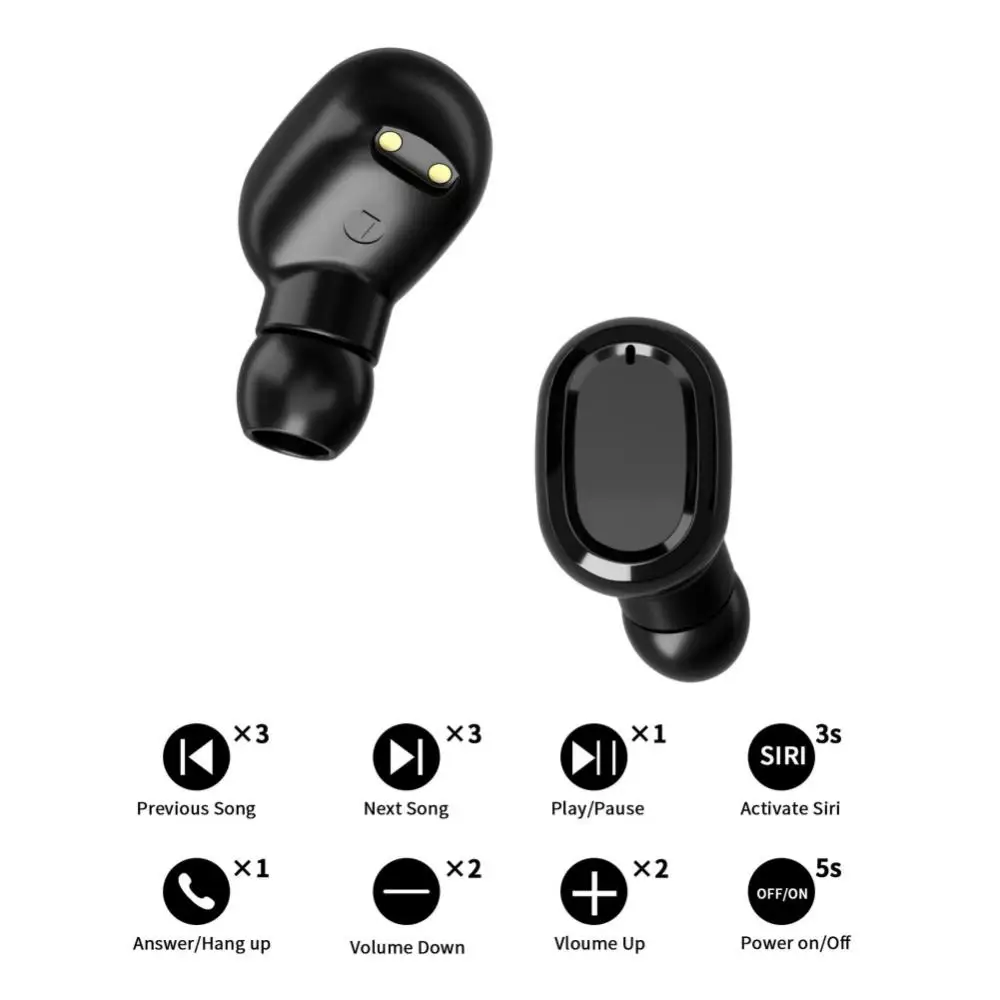 Plastic Stereo Wireless Earphones Tws Headset Sport With Charging Case Bluetooth Headphones For Xiaomi Huawei Iphone Hifi Sound
Plastic Stereo Wireless Earphones Tws Headset Sport With Charging Case Bluetooth Headphones For Xiaomi Huawei Iphone Hifi Sound