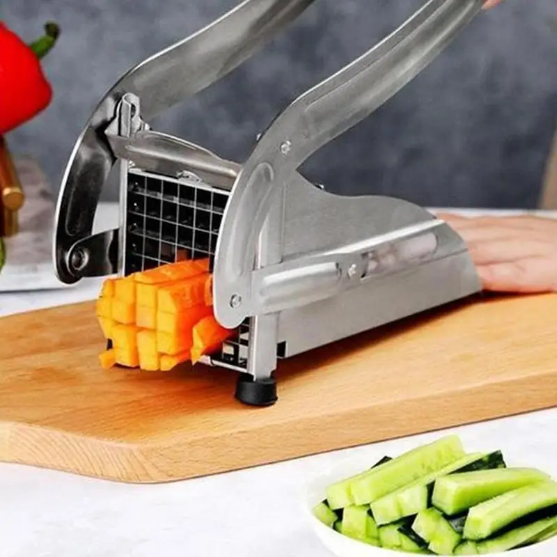 French Fry Cutter Manual Stainless Steel French Fries Slicer Potato Chips Maker 36 Hole/64 Hole Blade Fry Cutter for Cut Onions
French Fry Cutter Manual Stainless Steel French Fries Slicer Potato Chips Maker 36 Hole/64 Hole Blade Fry Cutter for Cut Onions