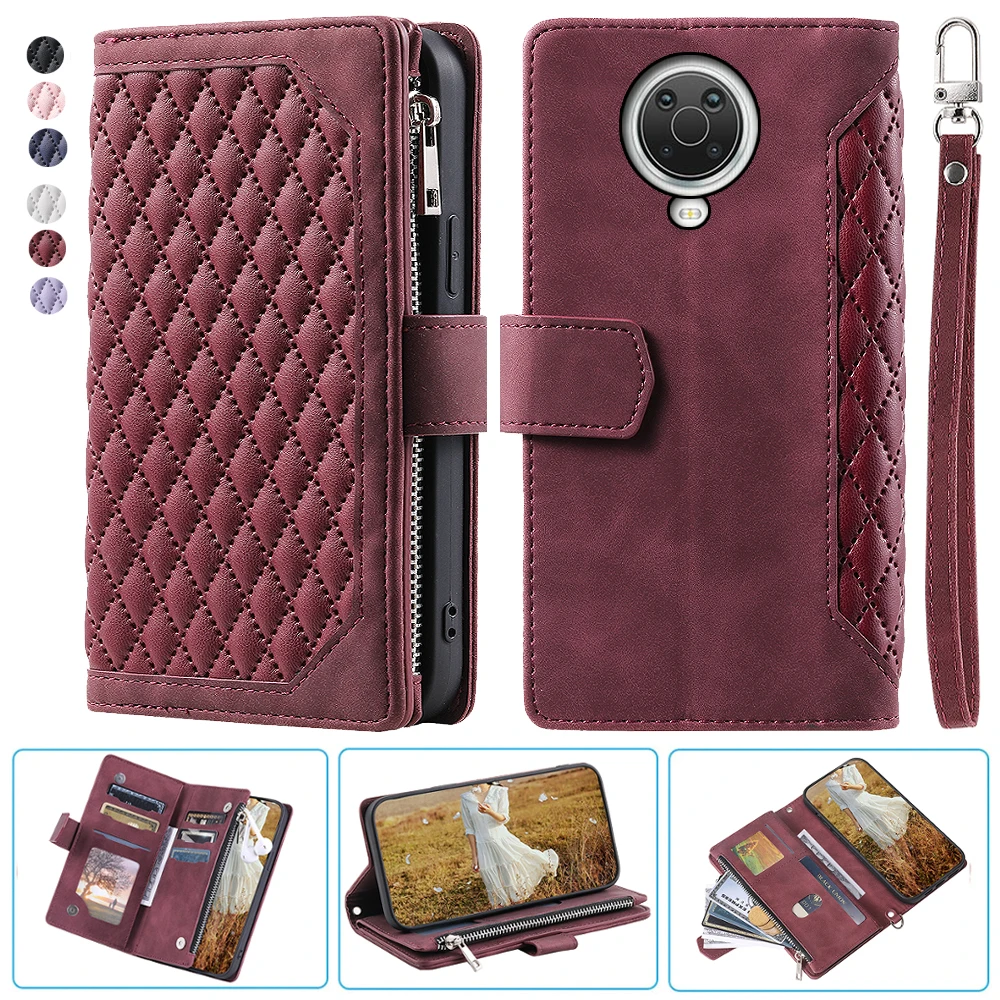 For Nokia G20 Fashion Small Fragrance Zipper Wallet Leather Case Flip Cover Multi Card Slots Cover Folio with Wrist Strap
For Nokia G20 Fashion Small Fragrance Zipper Wallet Leather Case Flip Cover Multi Card Slots Cover Folio with Wrist Strap