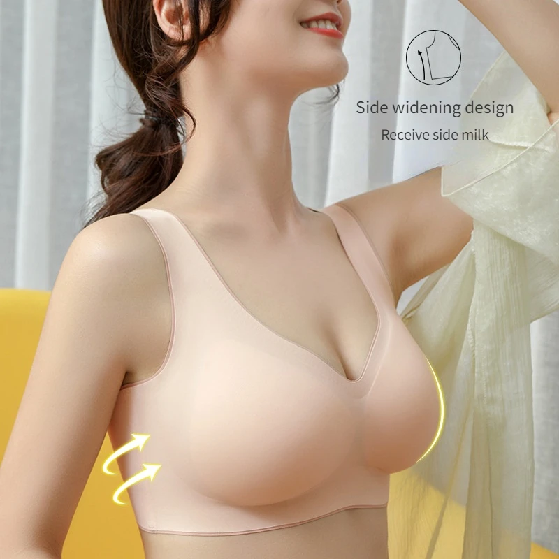 Fashion Women Underwear Bra Without Underwire Bones Seamless Push Up Bra Top Plus Size Bras Latex Brassiere Wireless Sports Vest
Fashion Women Underwear Bra Without Underwire Bones Seamless Push Up Bra Top Plus Size Bras Latex Brassiere Wireless Sports Vest