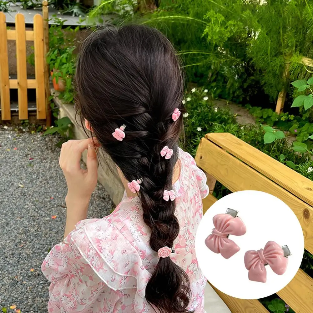 Hair Accessories Sturdy Rose Flower Bowknot Decor Women Side Clip for Daily Life
Hair Accessories Sturdy Rose Flower Bowknot Decor Women Side Clip for Daily Life