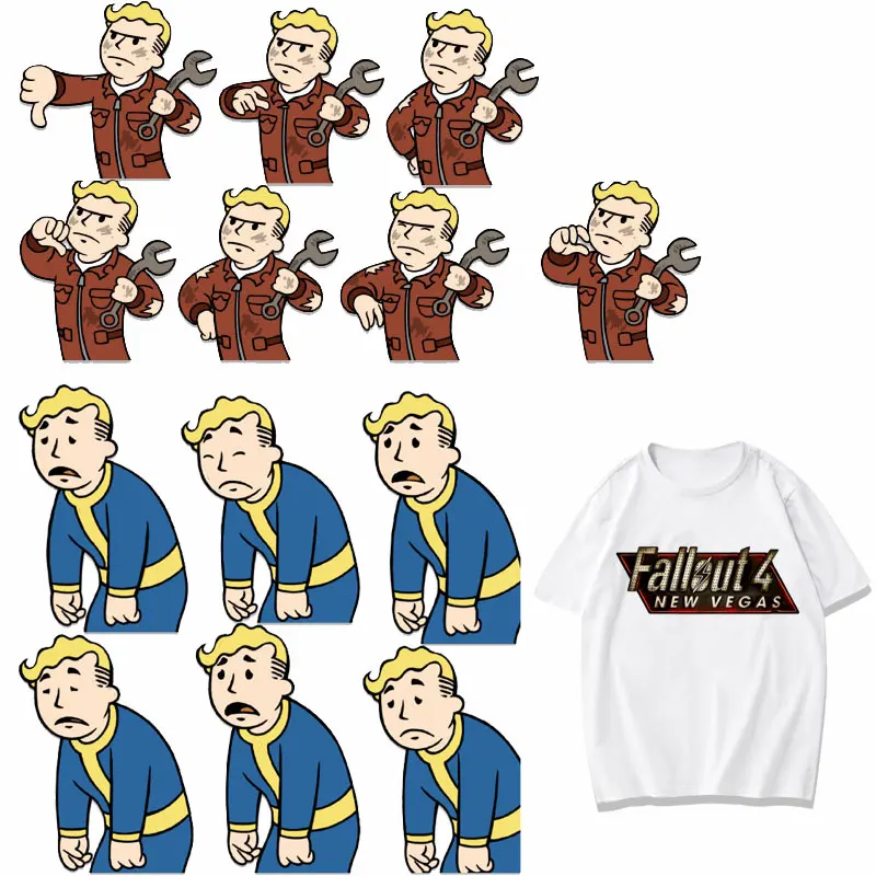 Fallout Game Iron-on Transfers for Clothing Thermoadhesive Patches on Clothes Clorhing Stickers Diy Anime Boy Patch for T-shirt
Fallout Game Iron-on Transfers for Clothing Thermoadhesive Patches on Clothes Clorhing Stickers Diy Anime Boy Patch for T-shirt