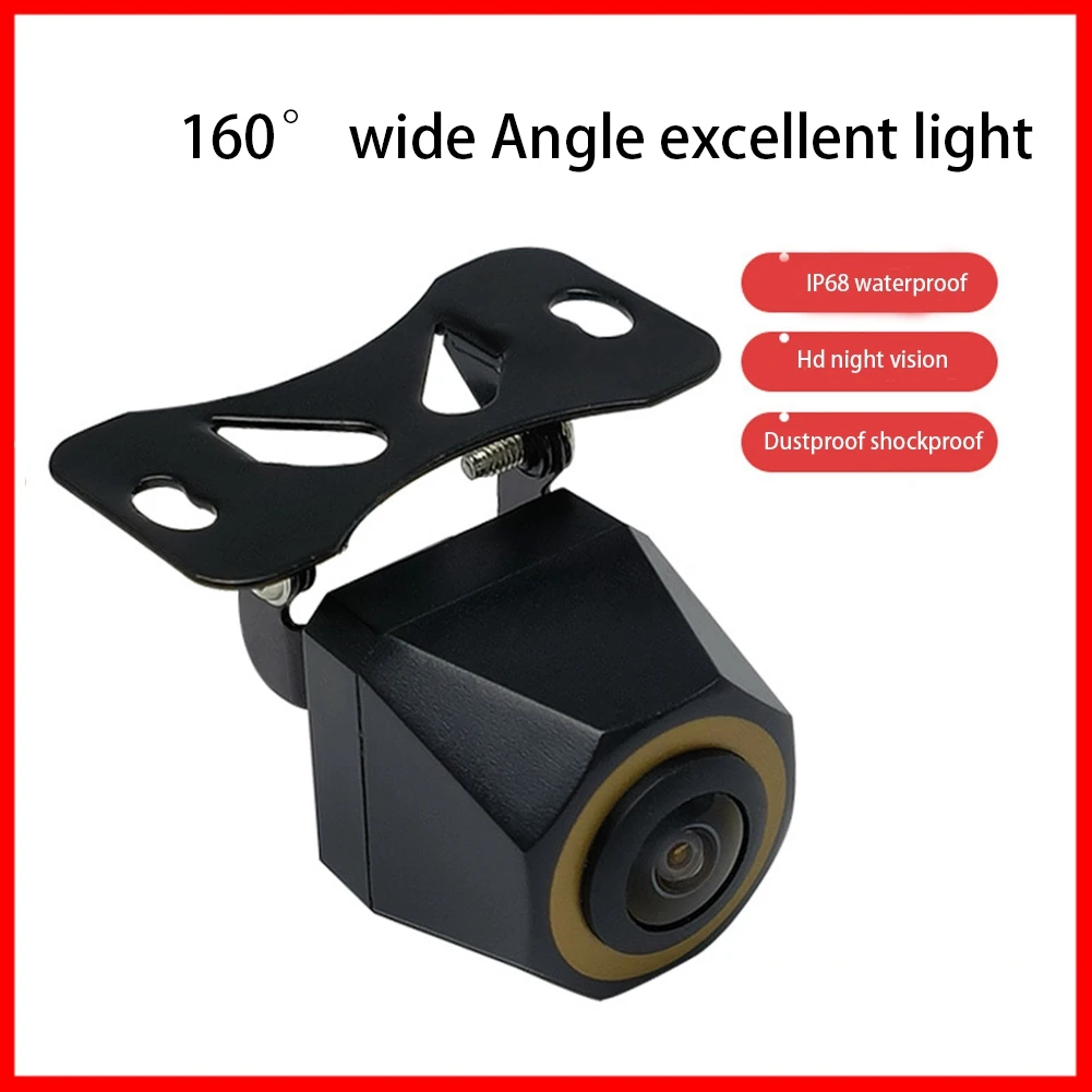 

Универсальная камера заднего вида с углом обзора 160 °, AHD, 1080P, объектив «рыбий глаз» для автомобиля, ночное видение, водонепроницаемый, 12 В постоянного тока