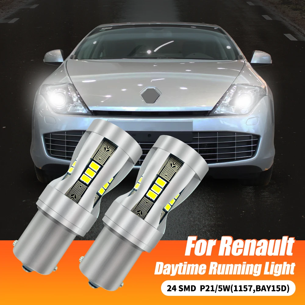 2pcs LED Daytime Running Light DRL Bulb Lamp Canbus No Error P21W BA15S 1156 For Renault Dokker Grand Scenic 3 Laguna Megane CC 
2pcs LED Daytime Running Light DRL Bulb Lamp Canbus No Error P21W BA15S 1156 For Renault Dokker Grand Scenic 3 Laguna Megane CC