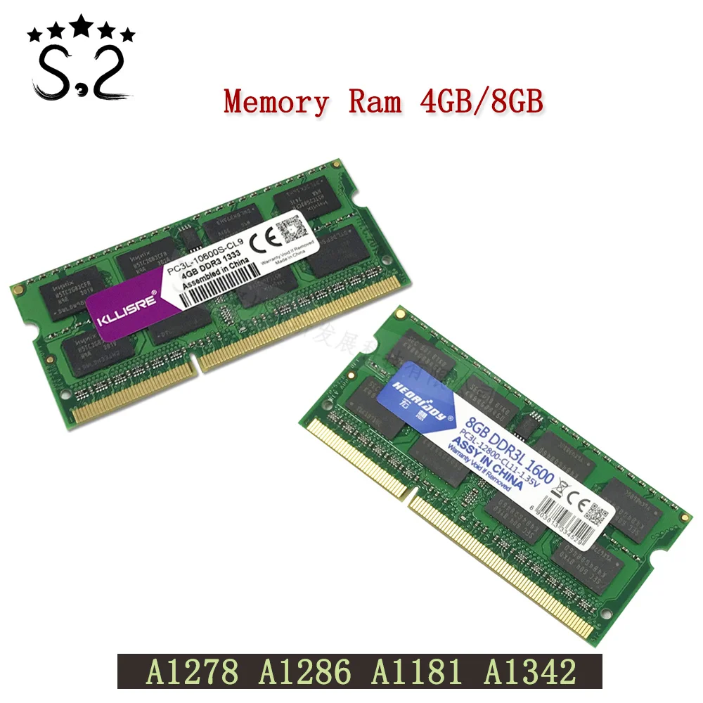 New RAM 4GB 8GB 1333 1600 DDR3L Memory Ram Memoria sdram Laptop Notebook for Macbook Pro A1278 A1286 A1181 A1342 Memory
New RAM 4GB 8GB 1333 1600 DDR3L Memory Ram Memoria sdram Laptop Notebook for Macbook Pro A1278 A1286 A1181 A1342 Memory