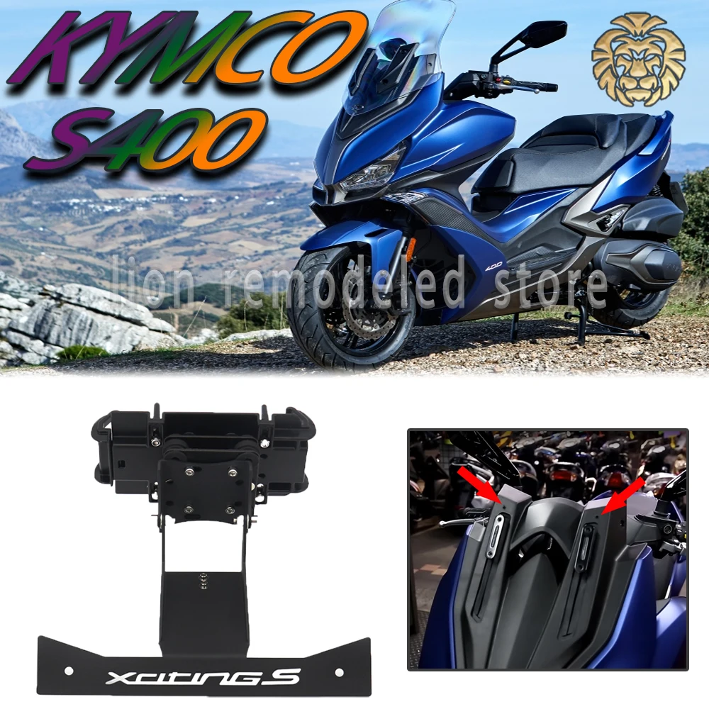 FOR KYMCO XCITING S 400 s400 2019 2020 2021 2022 accessori Navigation bracket GPS joystick Mobile phone holder
FOR KYMCO XCITING S 400 s400 2019 2020 2021 2022 accessori Navigation bracket GPS joystick Mobile phone holder