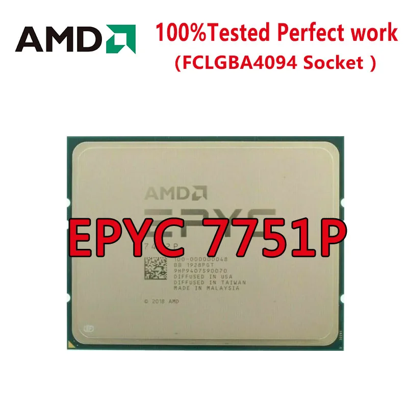 Процессор AMD EPYC CPU 7751P 2 ГГц, 32C/64T, 64 Мб кэш-памяти (180 Вт) Φ 32 ядра 64 потока разъем SP3 процессор LGA4094 3,2 ГГц Overclock
Процессор AMD EPYC CPU 7751P 2 ГГц, 32C/64T, 64 Мб кэш-памяти (180 Вт) Φ 32 ядра 64 потока разъем SP3 процессор LGA4094 3,2 ГГц Overclock
