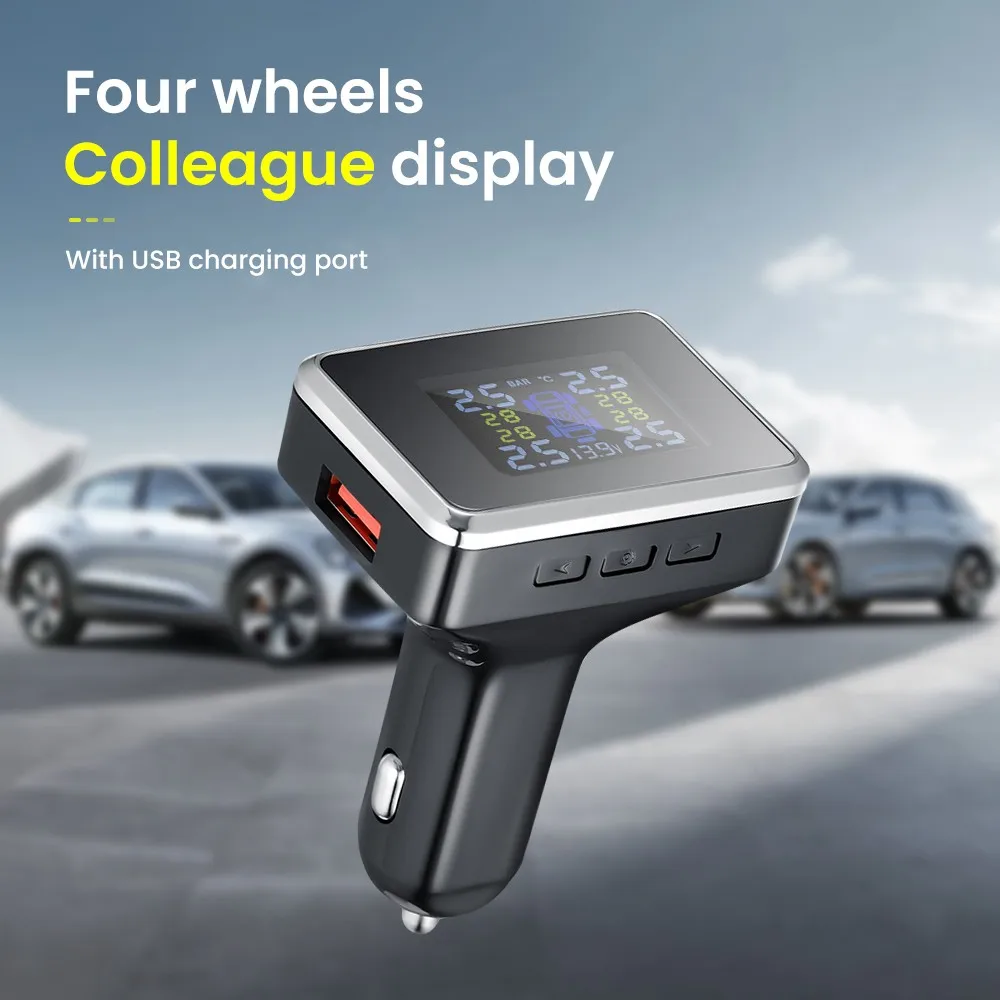 Car TPMS Auto Cigarette Lighter Wireless Universal TPMS Digital Tire Pressure Alarm Monitoring System+4External Sensor
Car TPMS Auto Cigarette Lighter Wireless Universal TPMS Digital Tire Pressure Alarm Monitoring System+4External Sensor