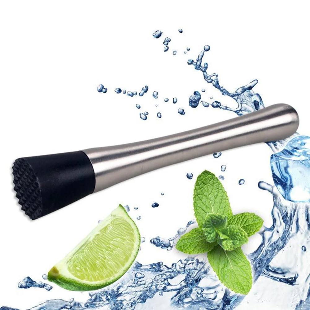 Stainless Steel Mixing Stick Cocktail Sticks DIY Drink Fruit Muddler Crushed Ice Tool Drink Fruit Muddler Crushed Ice Barware
Stainless Steel Mixing Stick Cocktail Sticks DIY Drink Fruit Muddler Crushed Ice Tool Drink Fruit Muddler Crushed Ice Barware