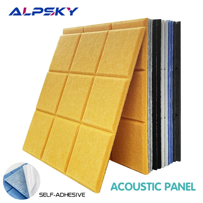 10Pcs Square Nine Grid Self-adhesive Strong Soundproofing Wall Panels Sound Proof Acoustic Panel Meeting Room Nursery Wall Decor
10Pcs Square Nine Grid Self-adhesive Strong Soundproofing Wall Panels Sound Proof Acoustic Panel Meeting Room Nursery Wall Decor