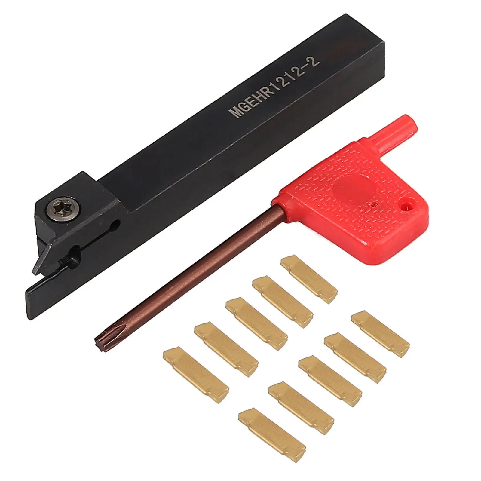 MGEHR1212-2 12 X100mm CNC Lathe Tool Holder+10pcs MGMN200 Blades Lathe Turning Tool Machine Tool Sets
MGEHR1212-2 12 X100mm CNC Lathe Tool Holder+10pcs MGMN200 Blades Lathe Turning Tool Machine Tool Sets