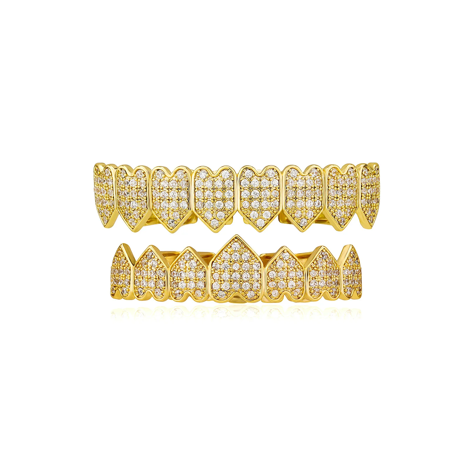 Iced Out Hip Hop Grills Teeth Grillz Set For Unisex Top Bottom Mouth Heart Teeth Grills Shiny Full CZ Fashion Jewelry For Gifts
Iced Out Hip Hop Grills Teeth Grillz Set For Unisex Top Bottom Mouth Heart Teeth Grills Shiny Full CZ Fashion Jewelry For Gifts