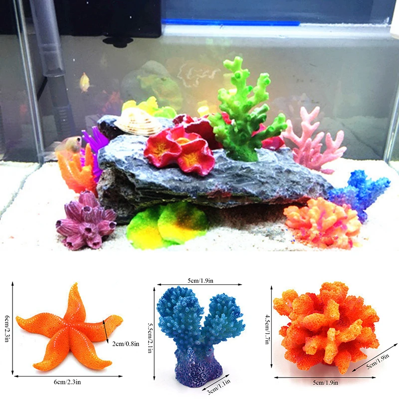 1pcs Mini Resin Fish Tank Accessories Aquarium Plants Decoration Artificial Coral Cute Colorful Coral Fish Aquatic Ornament New
1pcs Mini Resin Fish Tank Accessories Aquarium Plants Decoration Artificial Coral Cute Colorful Coral Fish Aquatic Ornament New