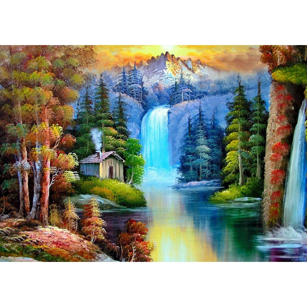 Full Drill 5D Diamond Painting Kits Embroidery Cross Stitch Art Decor Landscape Waterfall Round Hotel Home Decoration
Full Drill 5D Diamond Painting Kits Embroidery Cross Stitch Art Decor Landscape Waterfall Round Hotel Home Decoration