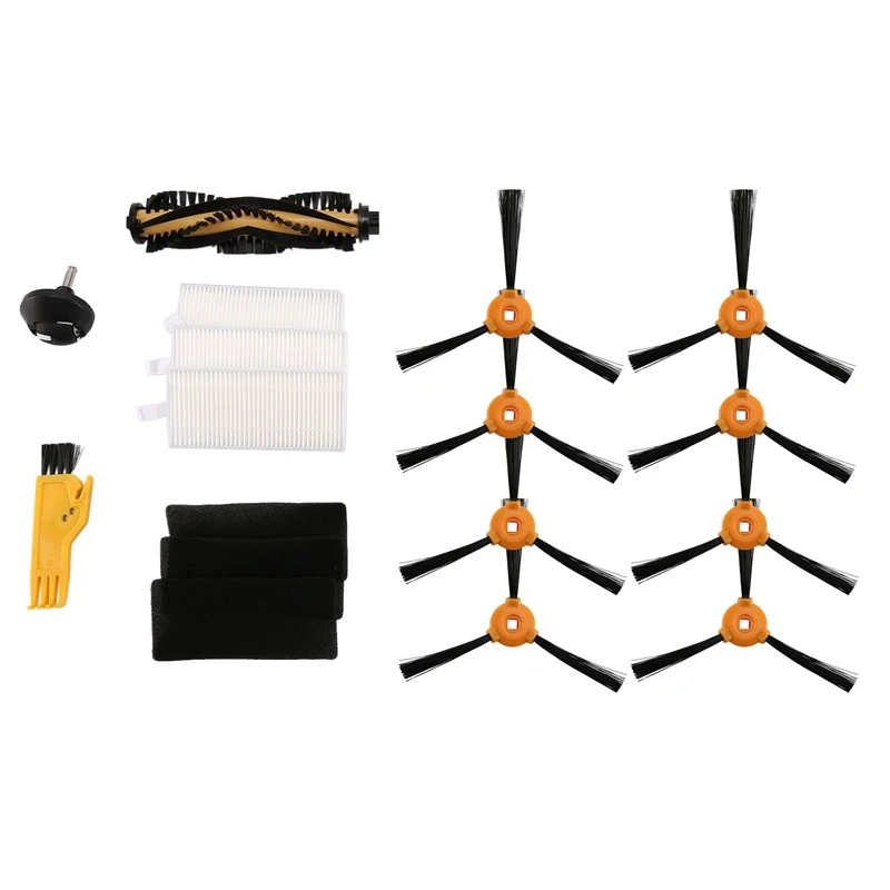 17Pcs Side Brush Caster Filter For ECOVACS DEEBOT 600 601 605 710 N79 N79S Vacuum Cleaner Spare Accessories
17Pcs Side Brush Caster Filter For ECOVACS DEEBOT 600 601 605 710 N79 N79S Vacuum Cleaner Spare Accessories