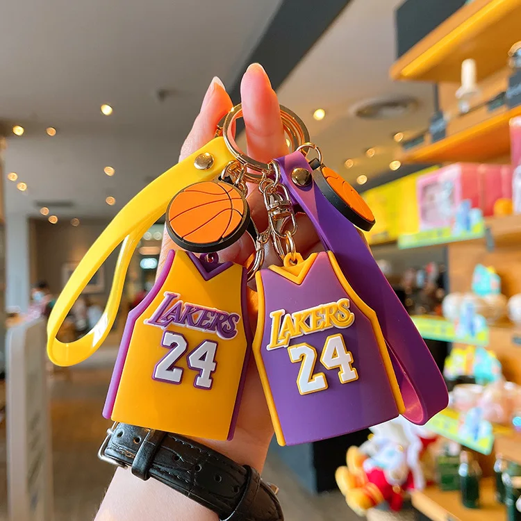 James Kobe Jersey Keychain Cartoon Cute Keyring Fashion Couple Bag Charm Holder Ornament Ornament Key Chain Car Pendant Gift
James Kobe Jersey Keychain Cartoon Cute Keyring Fashion Couple Bag Charm Holder Ornament Ornament Key Chain Car Pendant Gift