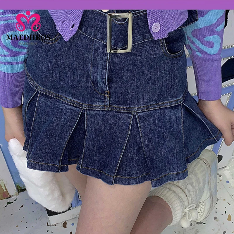 Y2K Skirt Women Lace Retro Denim Mini Skirt Ladies Punk Style Sexy Bottoms Hot Girls Pleated Skirt Kawaii A-line Clothing Female
Y2K Skirt Women Lace Retro Denim Mini Skirt Ladies Punk Style Sexy Bottoms Hot Girls Pleated Skirt Kawaii A-line Clothing Female