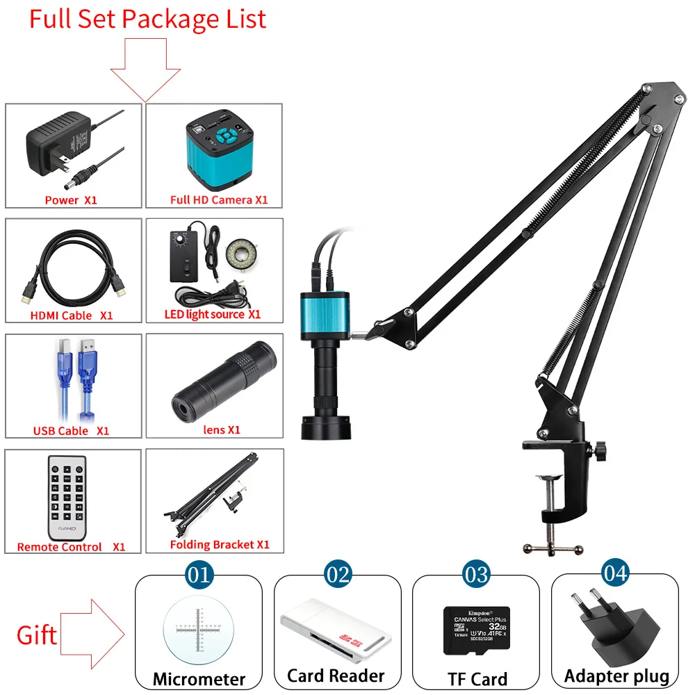 ZONGMAI Цифровой видеомикроскоп 48МП 10-150X 
ZONGMAI Цифровой видеомикроскоп 48МП 10-150X
