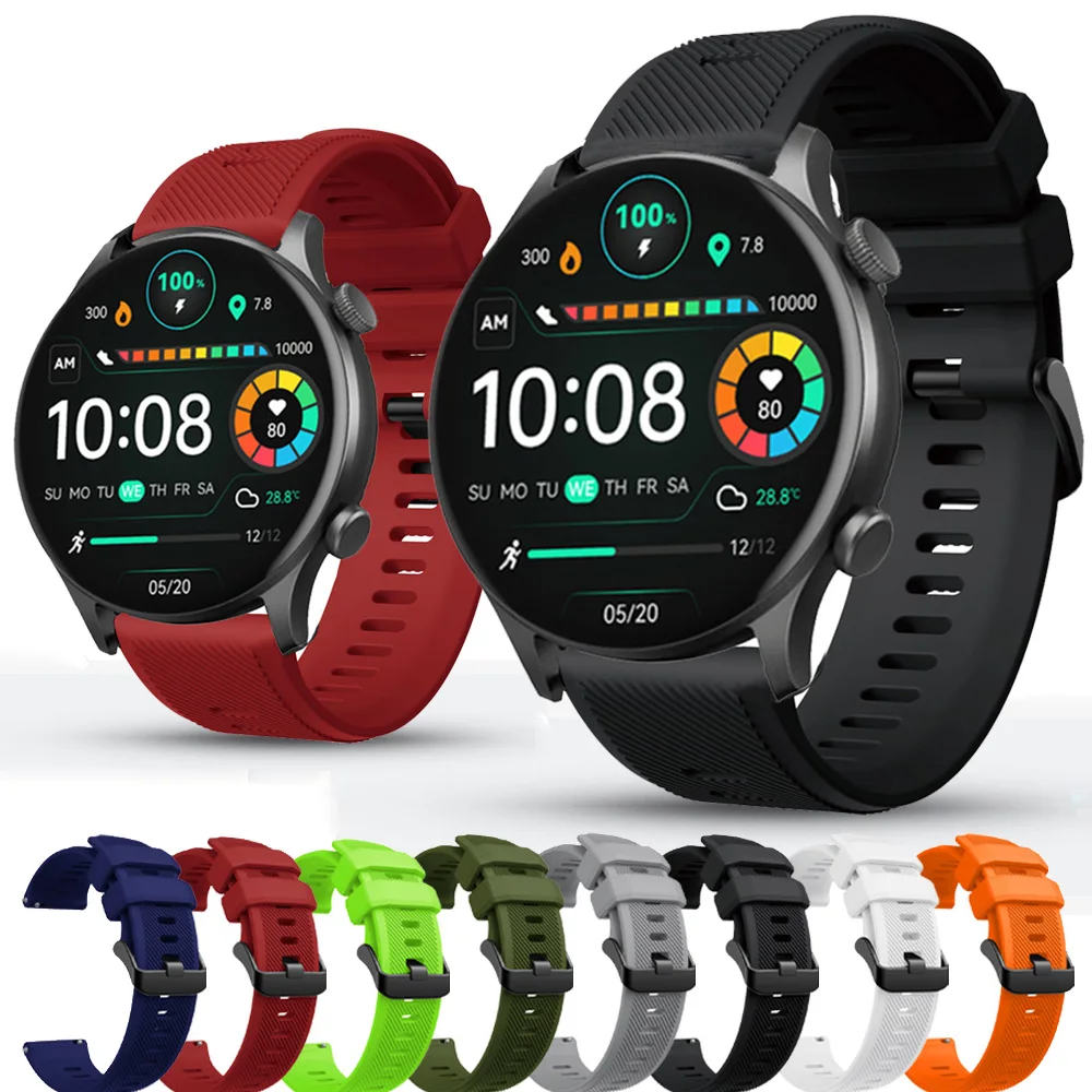 For Haylou Solar Plus RT3 Strap 22mm Watch Band Silicone Sport Watchband Bracelet For Haylou GST Lite ls13/ GST LS09B / GS / RT2
For Haylou Solar Plus RT3 Strap 22mm Watch Band Silicone Sport Watchband Bracelet For Haylou GST Lite ls13/ GST LS09B / GS / RT2